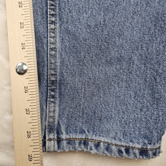 Levi’s 550 12 Relaxed Fit Tapered Leg Vintage Jeans Denim Medium blue wash retro - Picture 7 of 11